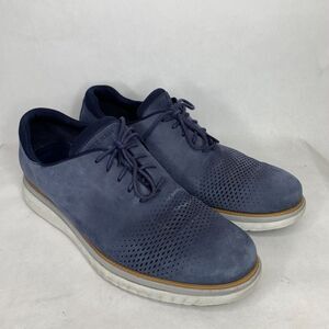 Cole Haan‎ Shoes Mens 11.5 Blue Original ZeroGrand Suede Grand 360